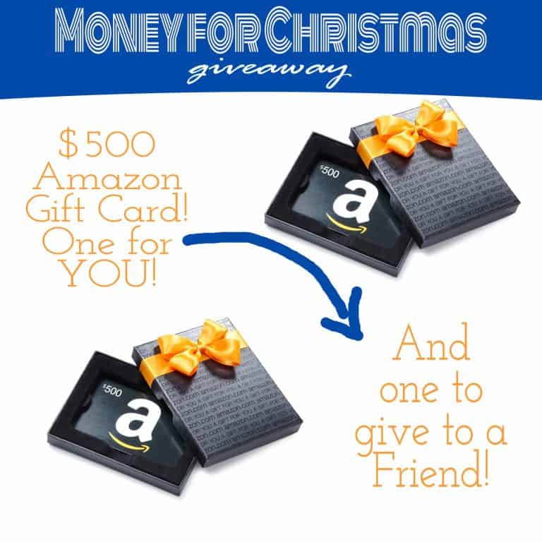 money for christmas Giveaway $500 Amazon Gift Card