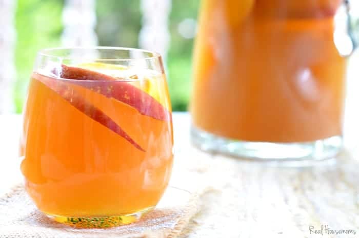 sparkling Apple Cider Sangria | Real Housemoms