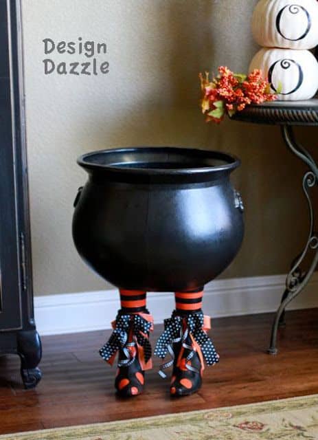 Boot-i-licious Halloween Cauldron