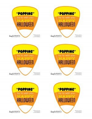 Candy Corn Popcorn with Free Printables ⋆ Real Housemoms