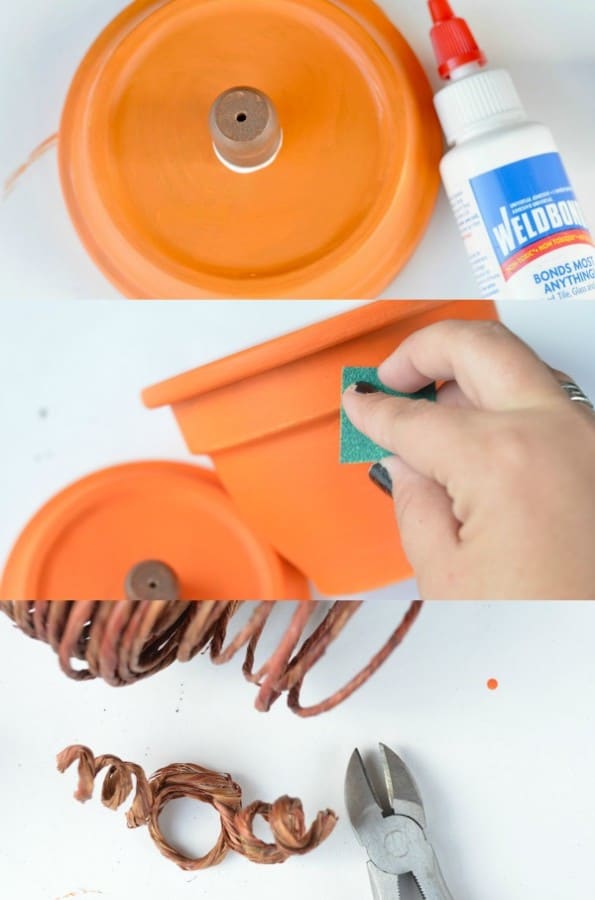 DIY Pumpkin Terracotta Pots ⋆ Real Housemoms