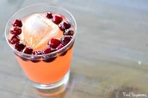 Grapefruit Pomegranate Vodka Splash