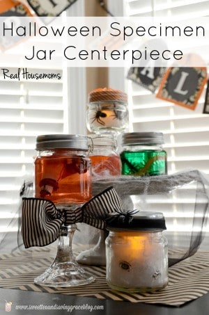 Halloween Specimen Jar Centerpiece ⋆ Real Housemoms