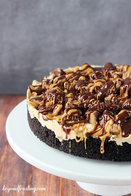 Ultimate No-Bake Reese’s Peanut Butter Cup Cheesecake