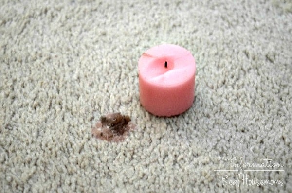 How to get wax out of carpet - Real Housemoms