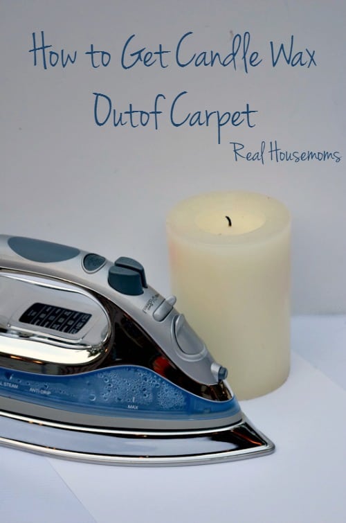 How to get wax out of carpet - Real Housemoms