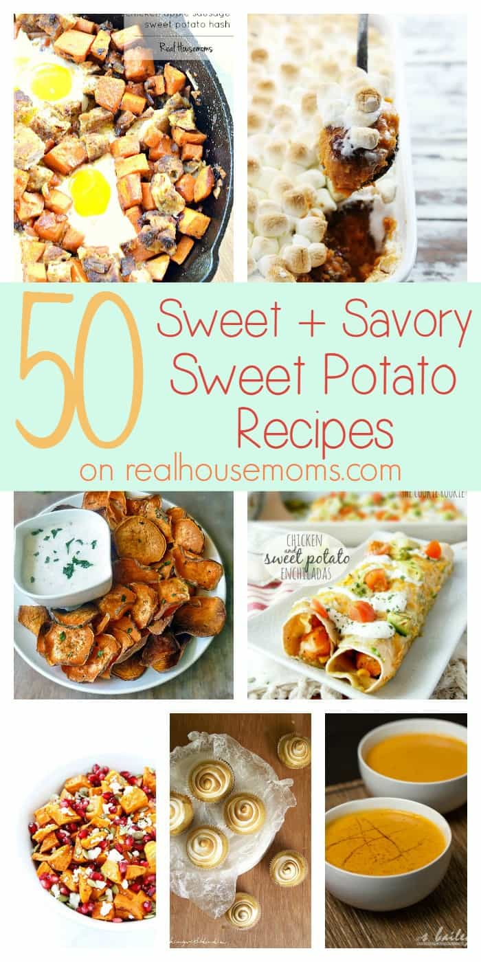 50 Sweet & Savory Sweet Potato Recipes on Real Housemoms
