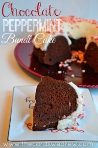 Chocolate Peppermint Bundt Cake | The Cards We Drew