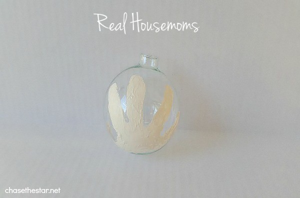 DIY Kid's Handprint Ornament | Real Housemoms