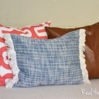 Cheap & Easy Fringe Pillow