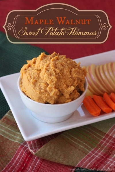 Maple Walnut Sweet Potato Hummus