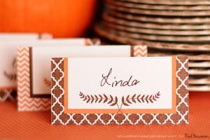 Free Printable Thanksgiving Placecards ⋆ Real Housemoms