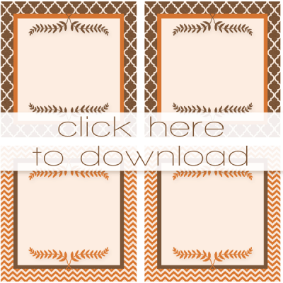 Free Printable Thanksgiving Placecards ⋆ Real Housemoms
