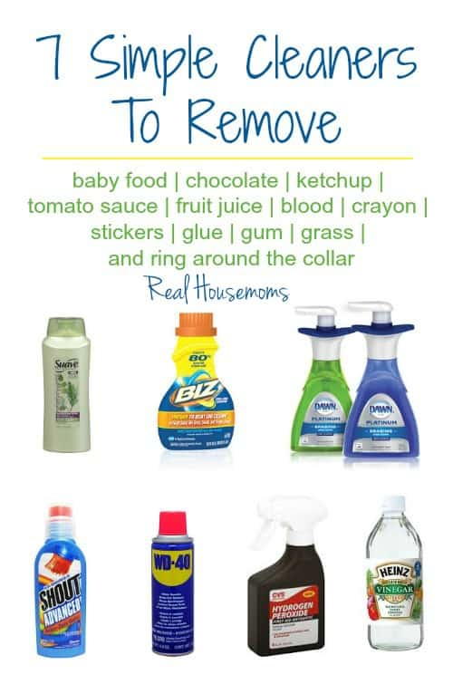 Printable Laundry Stain Remover Chart | Real Housemoms
