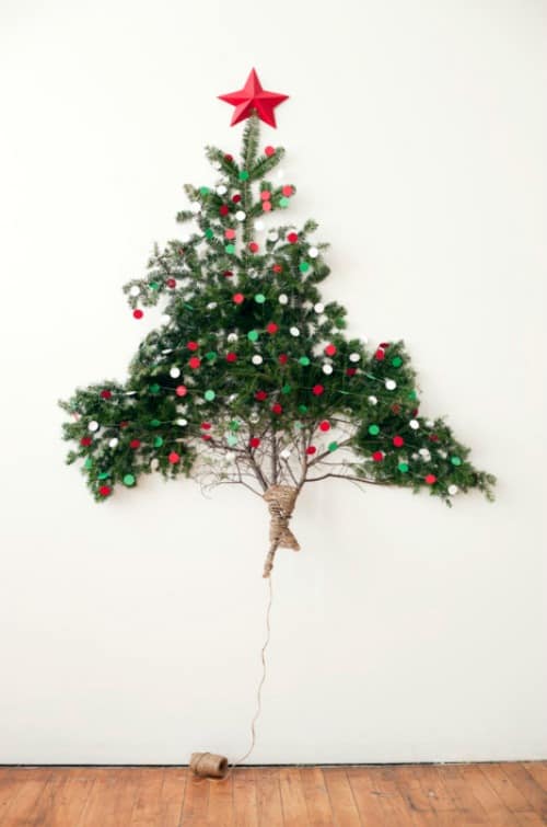 Christmas Tree Alternatives For Small Spaces | Real Housemom's
