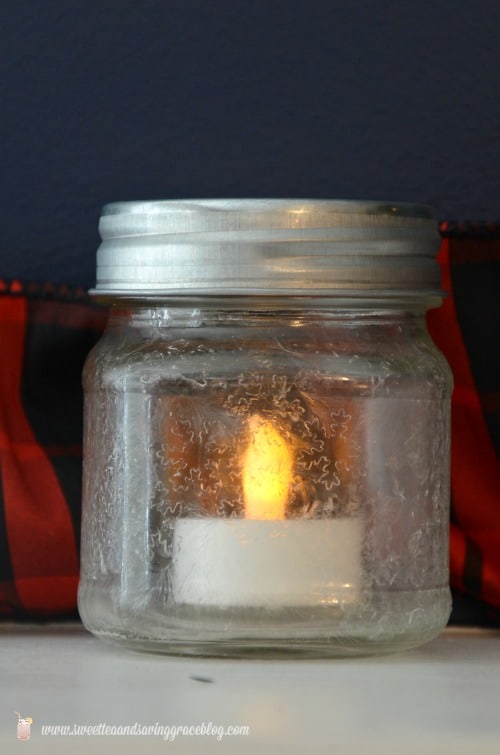 Salt Crystal Frosted Candle Jars  |  Real Housemoms