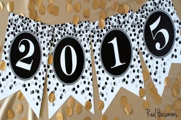 New Year's Eve Printables and Treat Bag Countdown | Real Housemoms