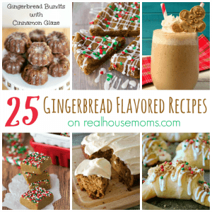 25 Gingerbread Flavored Recipes, photo collage