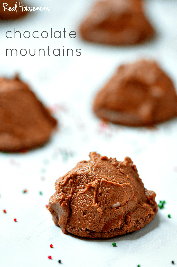 Chocolate Mountains are a chocolate cookie that the kids will go nuts for this Christmas! 