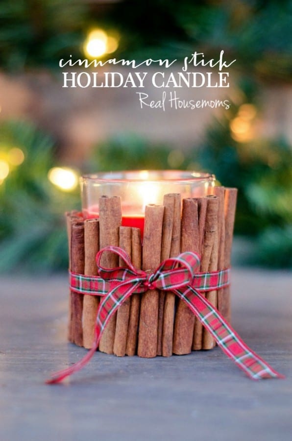 Cinnamon Stick Holiday Candle ⋆ Real Housemoms