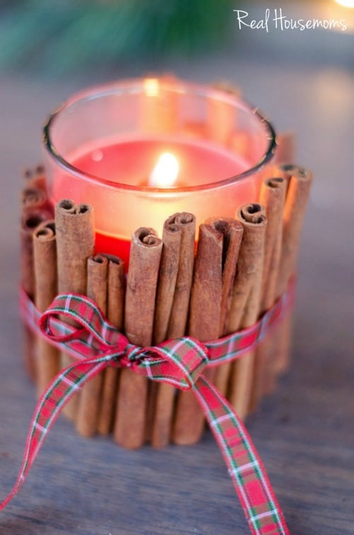 Cinnamon Stick Holiday Candle | Real Housemoms