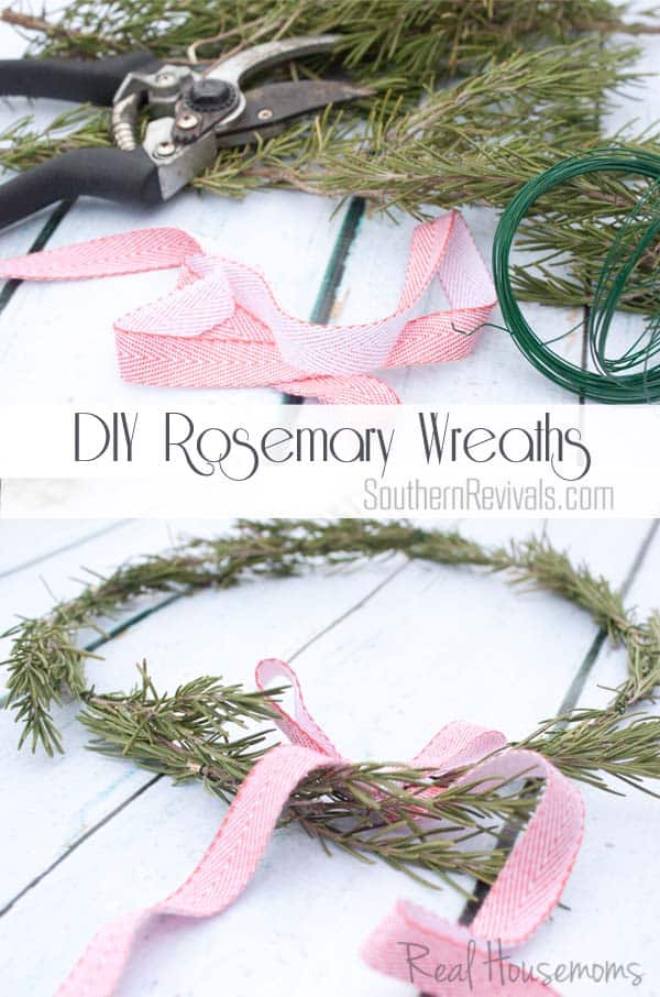 DIY Rosemary Wreaths | Real Housemoms