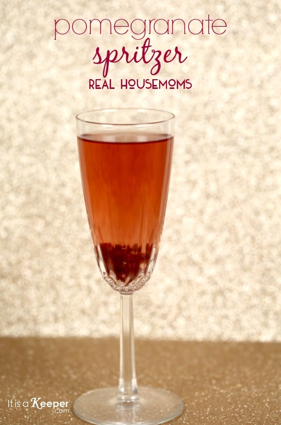 Pomegranate Spritzer | Real Housemoms
