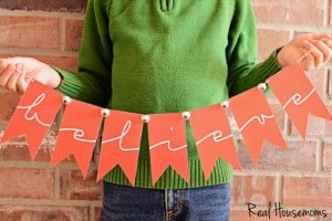 Believe Banner Printable ⋆ Real Housemoms