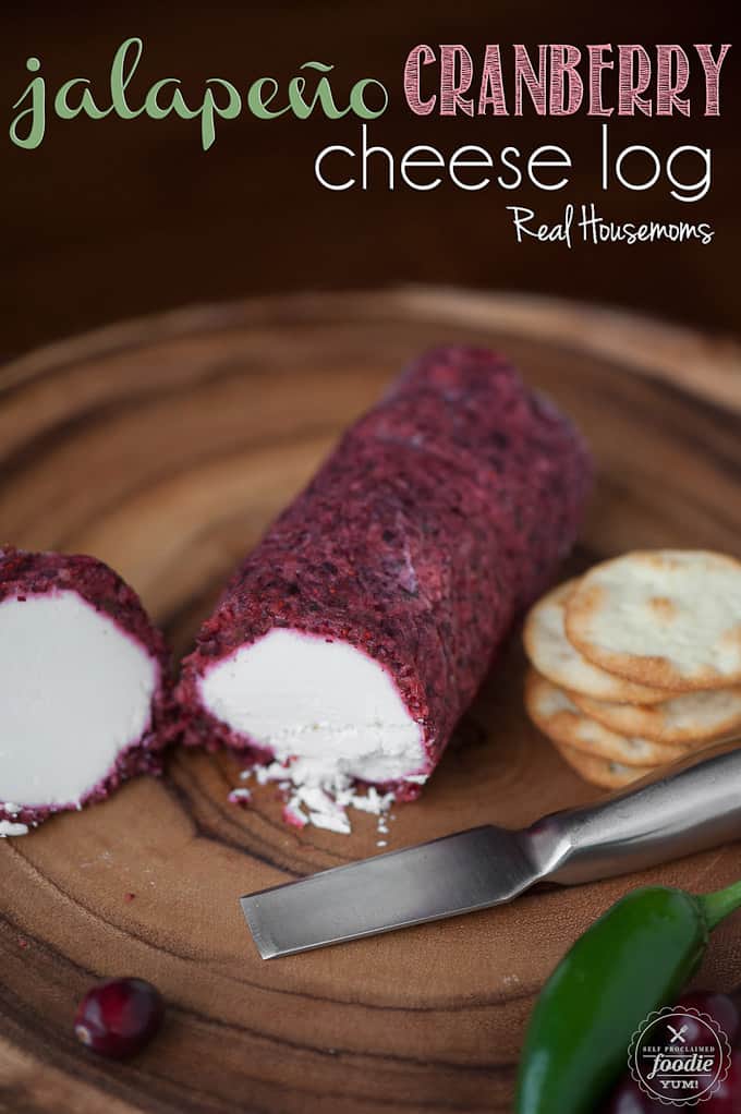 Jalapeño Cranberry Cheese Log | Real Housemoms