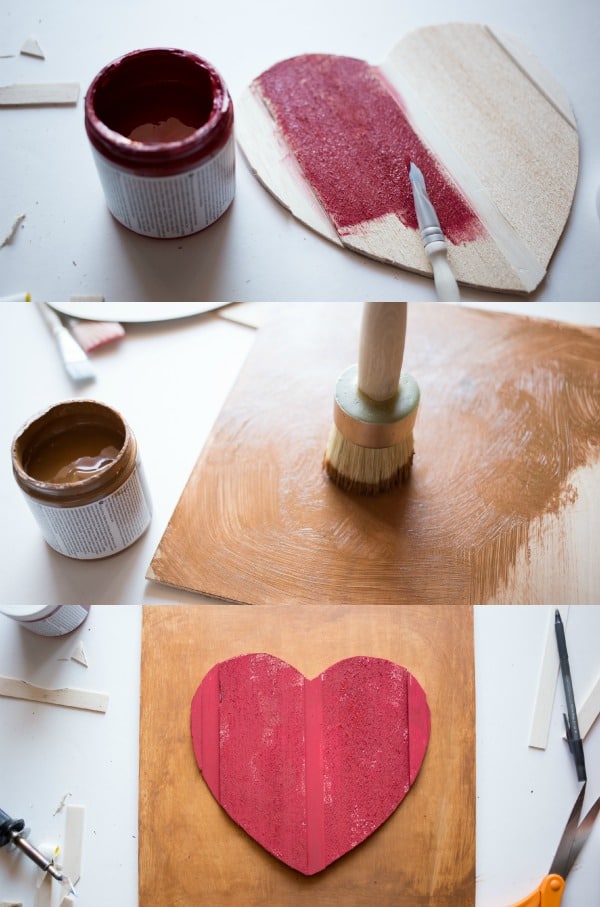 DIY Wood Heart Art | Real Housemoms
