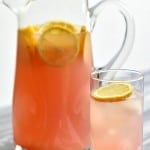 Moscato Pink Lemonade served in a pitcher