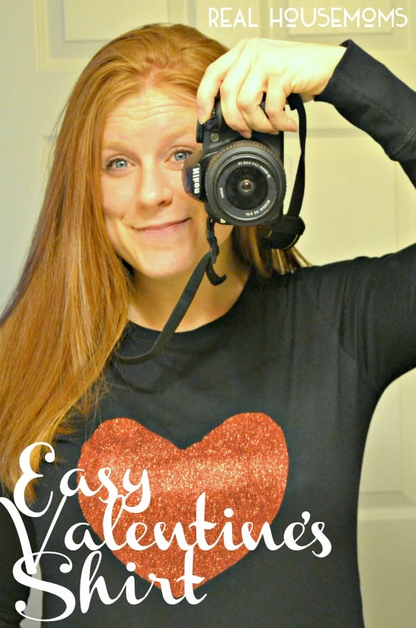 Super Simple Valentines Day Shirt | Real Housemoms