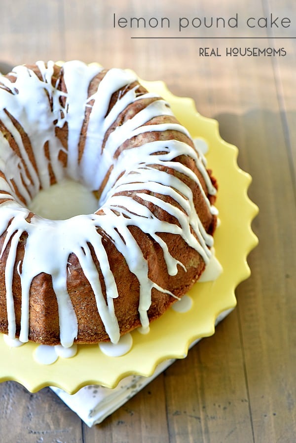 Lemon Pound Cake is so delicious and a great way to add some sunshine into your day!