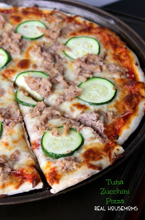 Tuna Zucchini Pizza | Real Housemoms