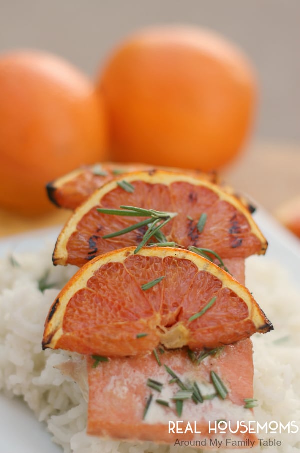 Grilled Orange-Rosemary Salmon | Real Housemoms
