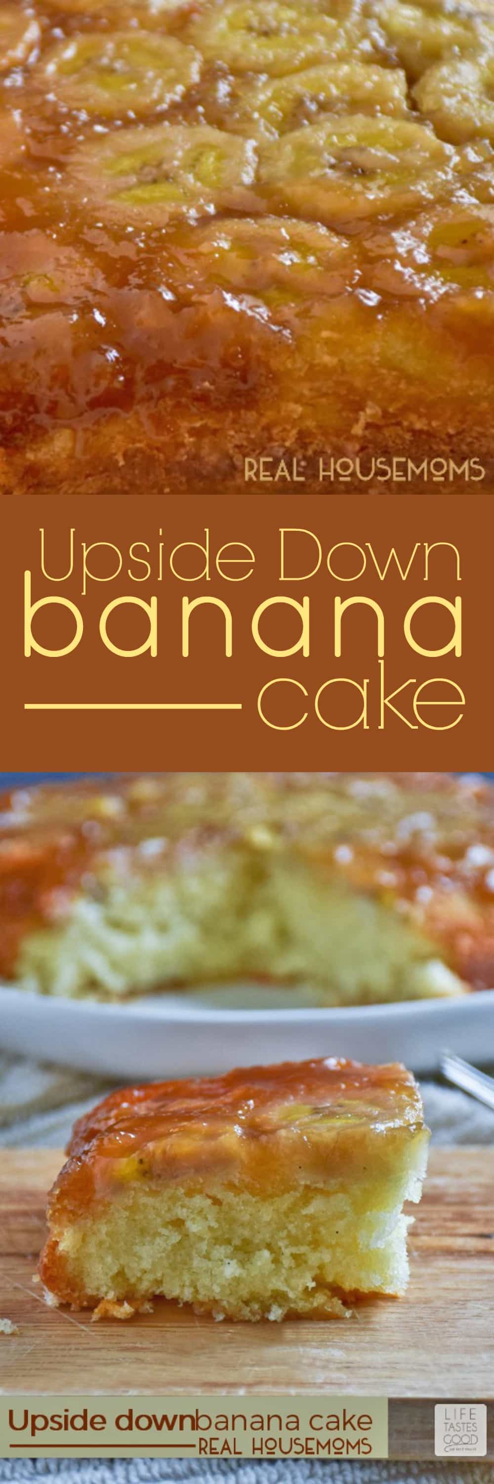 Upside Down Banana Cake