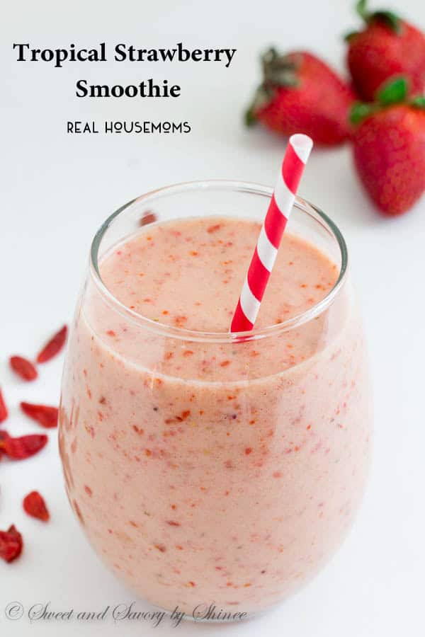 Tropical Berry Smoothie | Real Housemoms