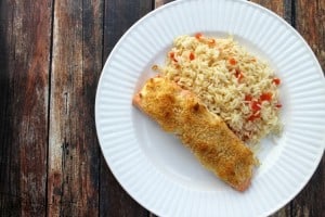 Parmesan Baked Salmon | White Lights on Wednesday