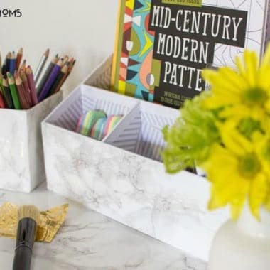 Marble Papered Desk Set | Real Housemoms