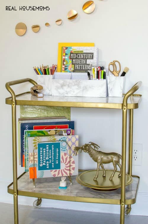 Marbled Paper Desk Set | Real Housemoms