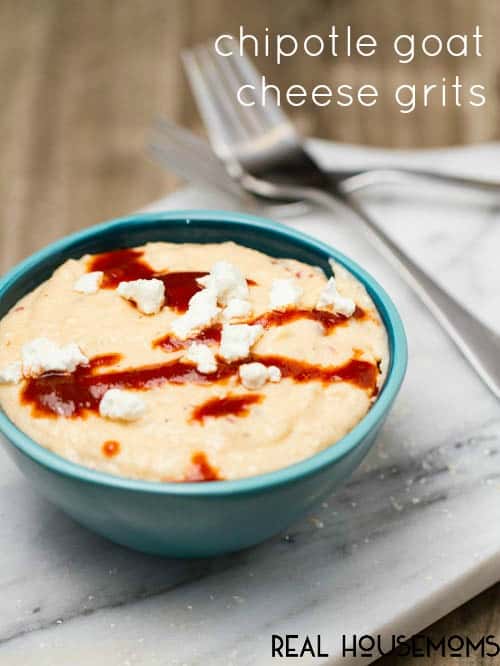 Chipotle Goat Cheese Grits | Real Housemoms
