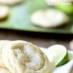 Coconut Margarita Sugar Cookies are like your favorite cocktail in a cookie!!!