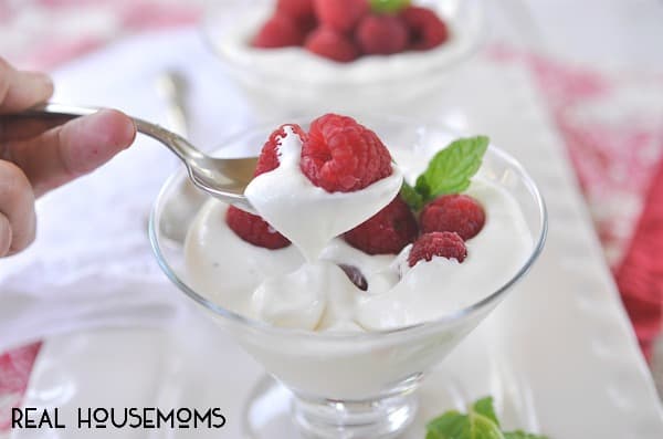 Raspberry Almond Cream is a spoonfull of goodness.