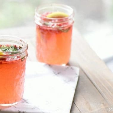 Raspberry Mint Lemonade has a fresh and minty taste. It's the perfect cocktail for spring or summer!