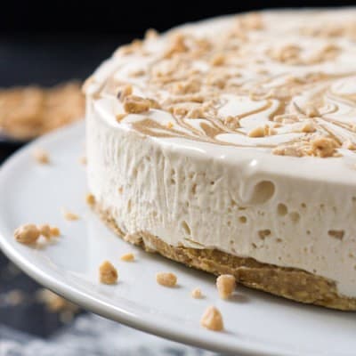 Skinny Caramel Toffee Ice Cream Cake | Real Housemoms