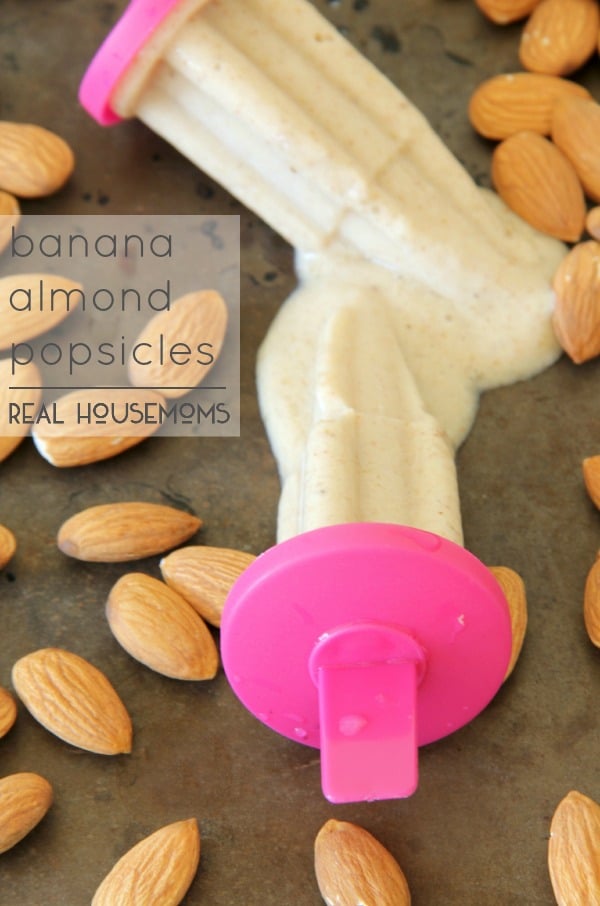 Banana Almond Popsicles | Real Housemoms