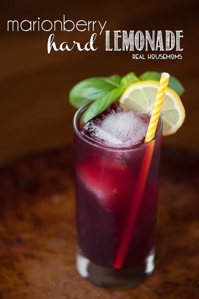 Marionberry Hard Lemonade combines fresh squeezed lemonade with decadent marionberry infused vodka for an easy to make, easy to drink, refreshing cocktail.