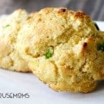 Easy Honey Jalapeno Cornbread Drop Biscuits boast the best of moist buttery biscuits and soft, sweet cornbread plus a speckling of jalapenos for the perfect addicting sweet heat!