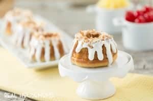 A taste of this Pina Colada Bundt Cake will make you feel like you are in the tropics without leaving your house!