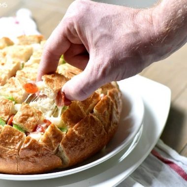 Pizza Pull Apart Bread is so easy to make and probably the most amazing appetizer I've made!